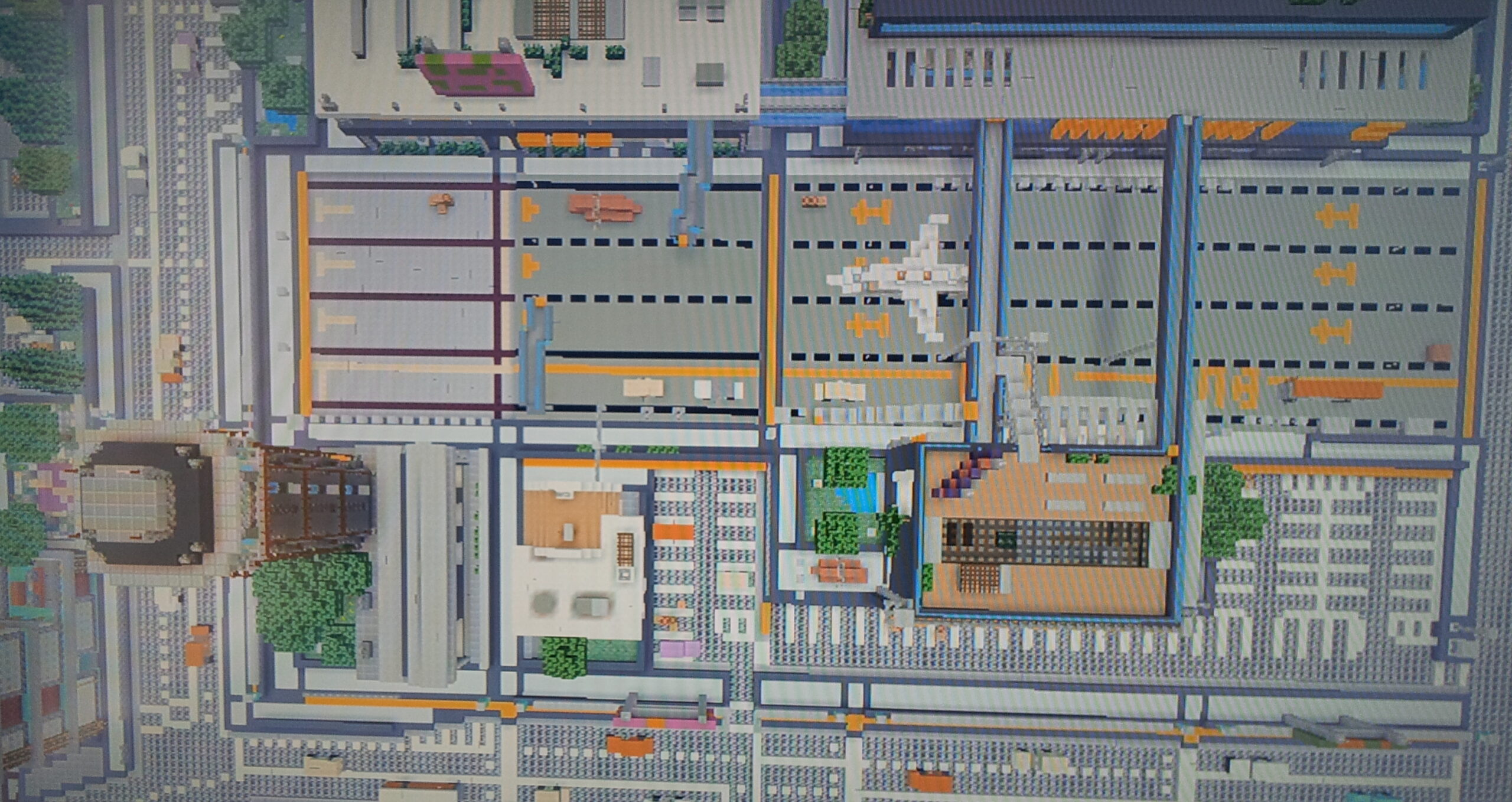 minecraft console large airport map