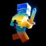 minecraft-steve-island-art book cover