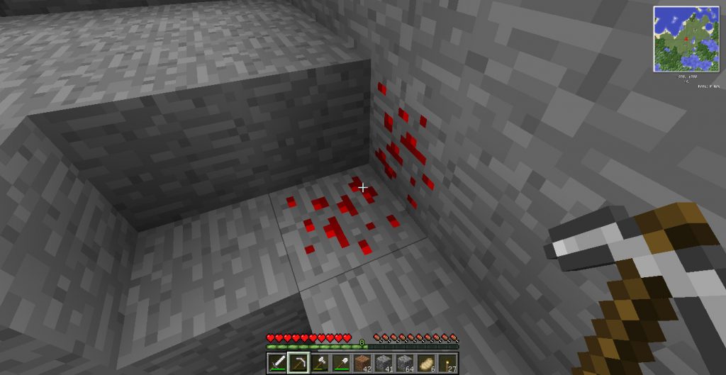 mining-redstone-ore-found