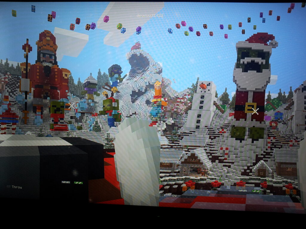 christmas spawn ps3 minigame statues