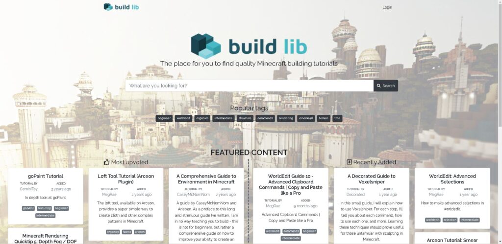 buildlib-website-screenshot