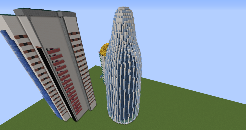 Circular loft glass tower screenshot