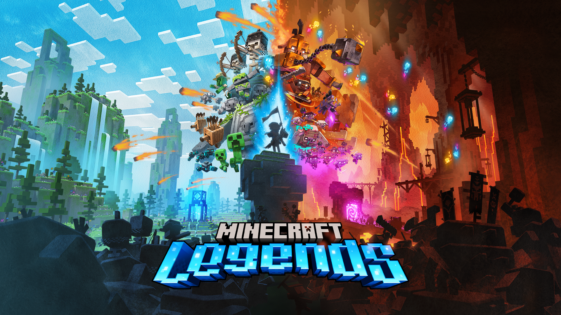 Minecraft Legends game wallpaper