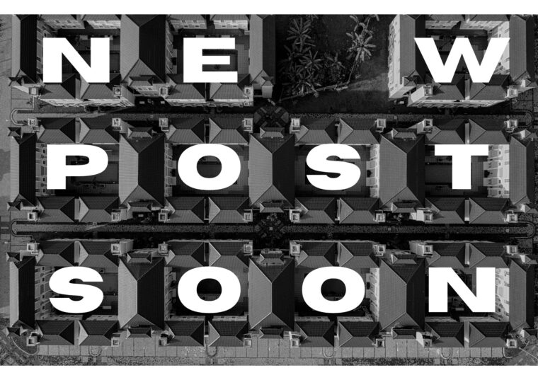 poster saying NEW POST SOON