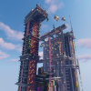 modern cyberpunk city build