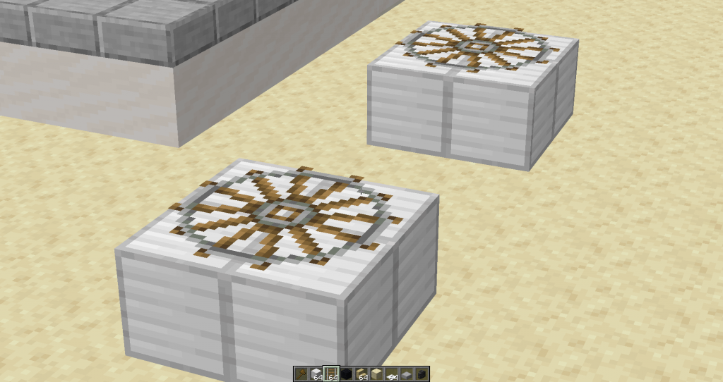 rails making circle in minecraft