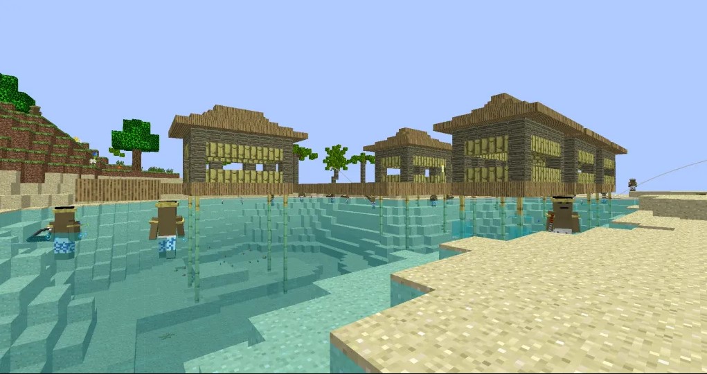tropical village biome in mod