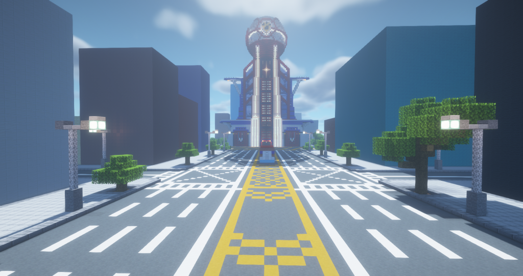 shaders street going to tower