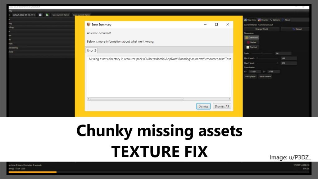 CHUNKY – “Missing assets directory in resource pack” (Error 2 ...