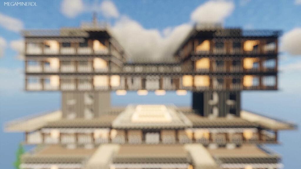 Skyscraper Week 5 - Hotel Askew - Diagonal skyscraper Minecraft Map