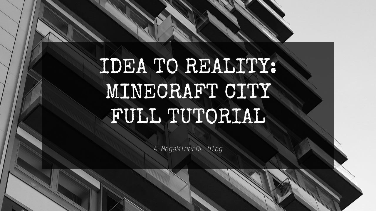 cover poster building facade city tutorial