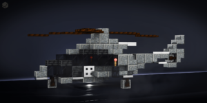 Portfolio render helicopter replica realistic vehicle