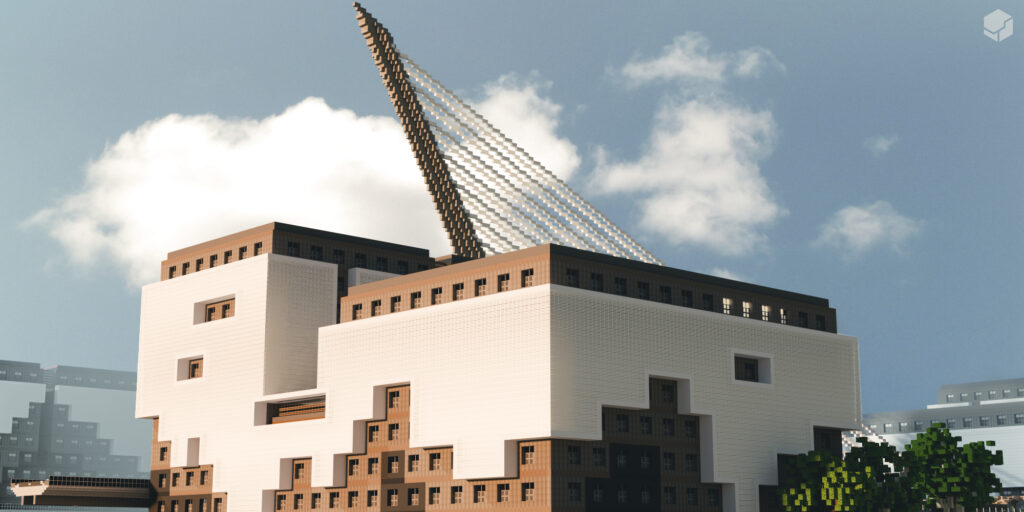 Portfolio render realistic apts bridge blue sky