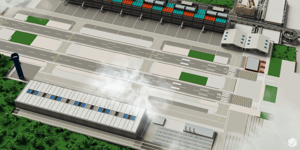 Portfolio render moderncraft realistic airport