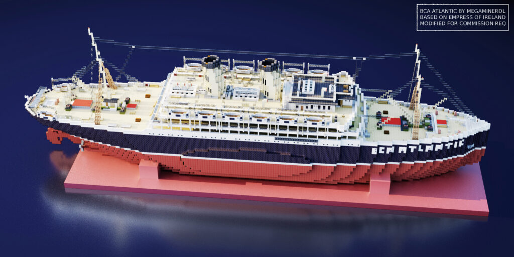Portfolio render model prop cruise ship