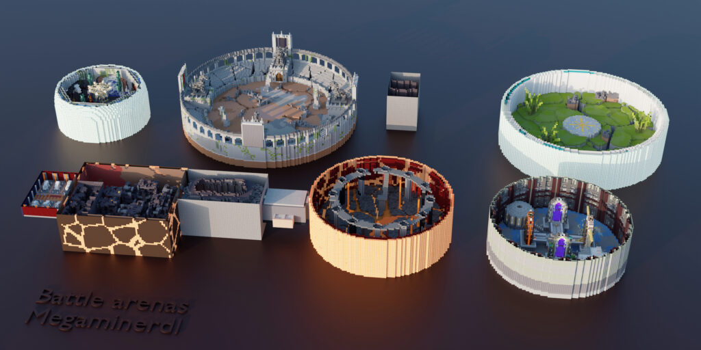 Portfolio render battle arenas pvp maps