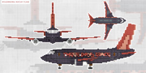 Portfolio render plane replica mayday blueprints