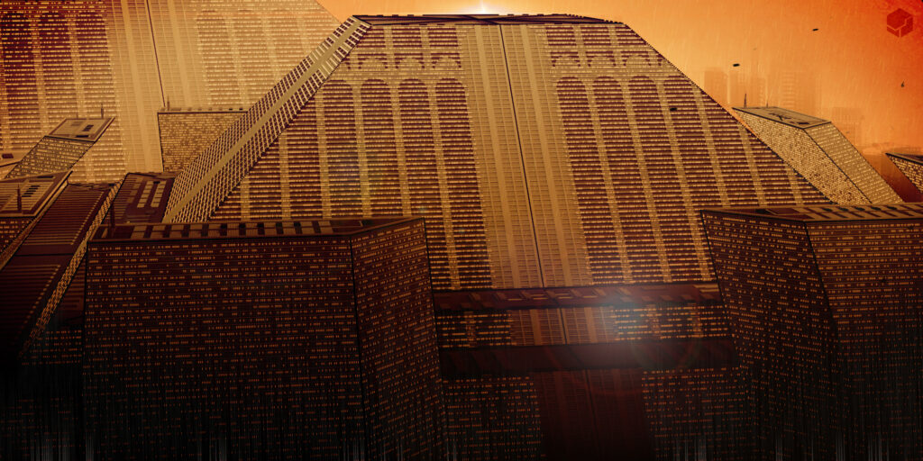 Portfolio render bladerunner tyrell headquarters