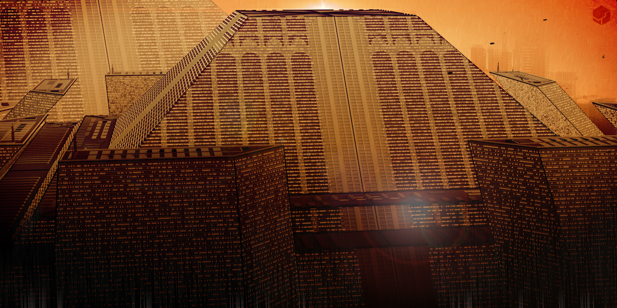 Portfolio render bladerunner tyrell headquarters