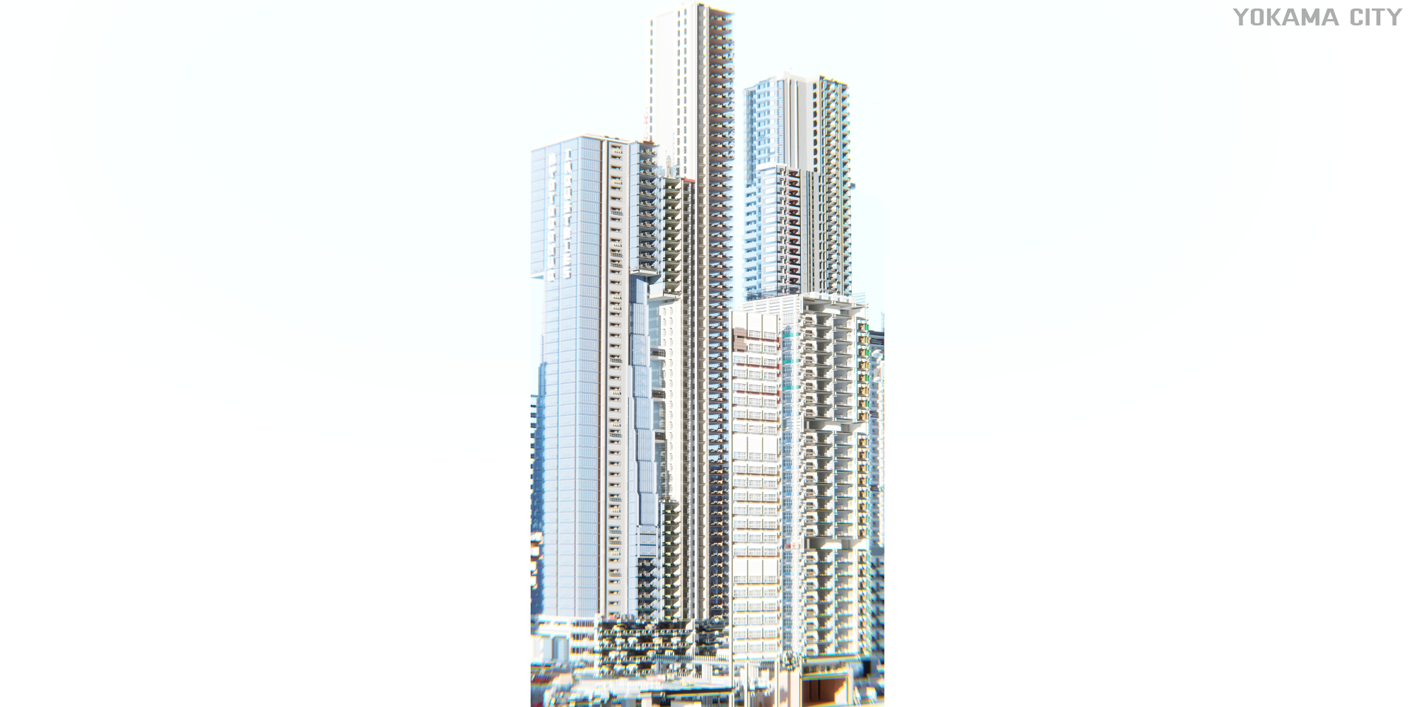 Portfolio render yokama city interior cut