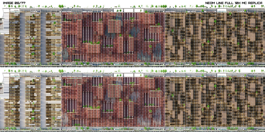 LINE CITY MINECRAFT REPLICA RENDER