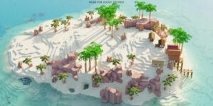 Portfolio render commission tropical island