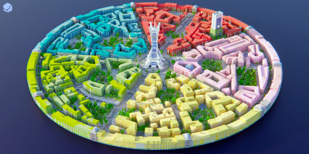 Portfolio render lumiose pixelmon round city