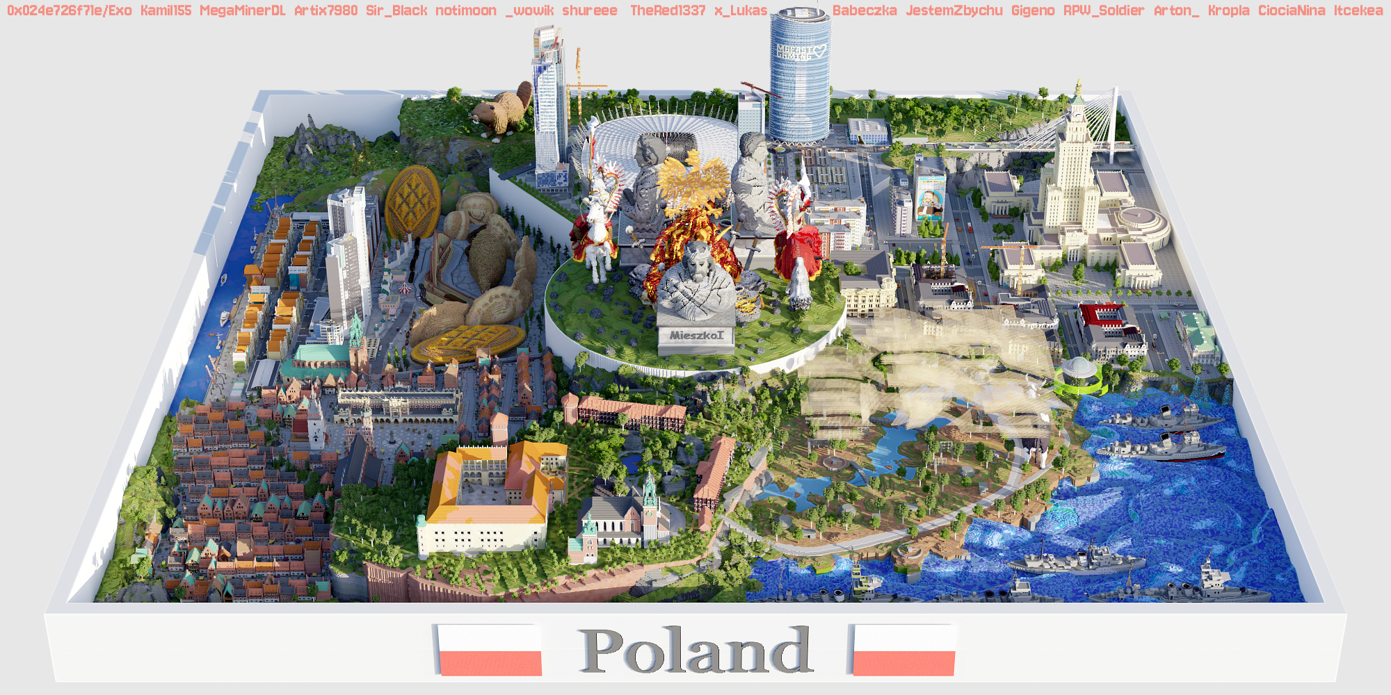 Portfolio render poland polska mapa