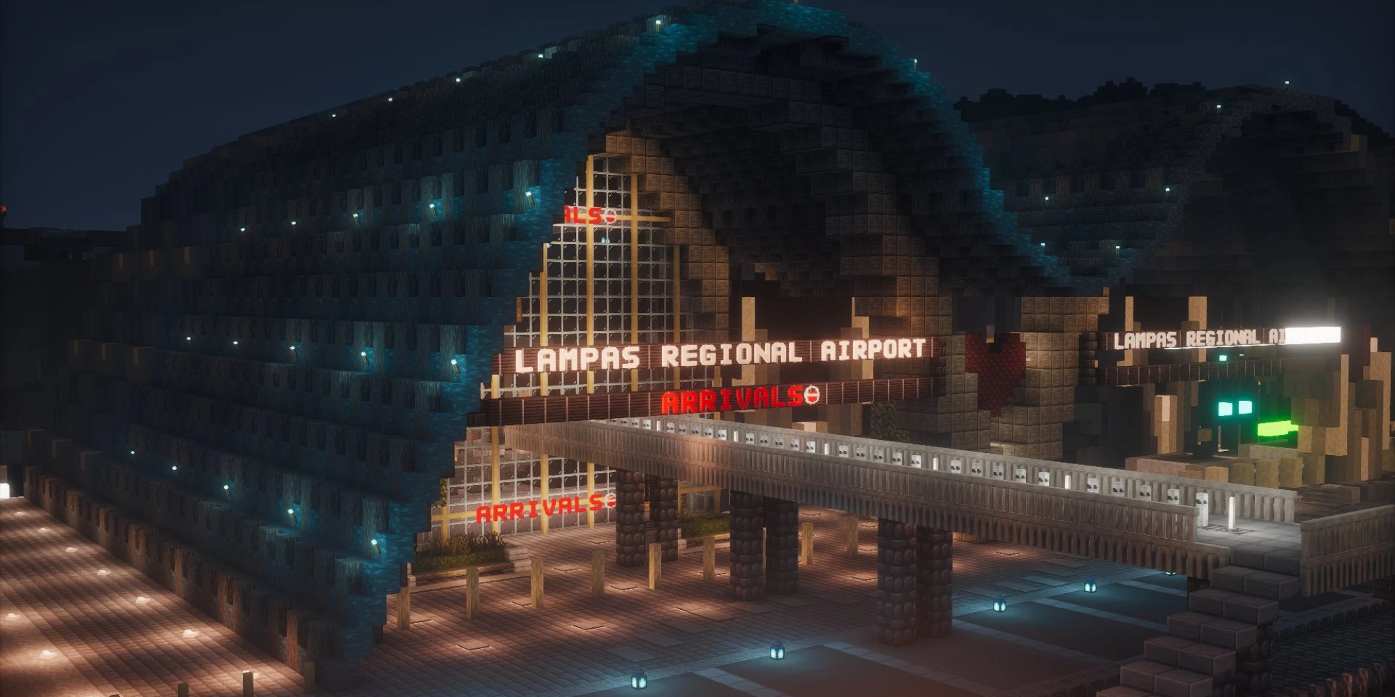 Portfolio screenshot lampas airport terminal